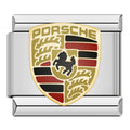 Porsche - Supercar Logo Silver Charm