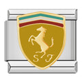 Ferrari - Supercar Logo Silver Charm