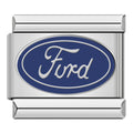 Ford - Supercar Logo Silver Charm