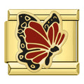 Red Butterfly - Gold Charm