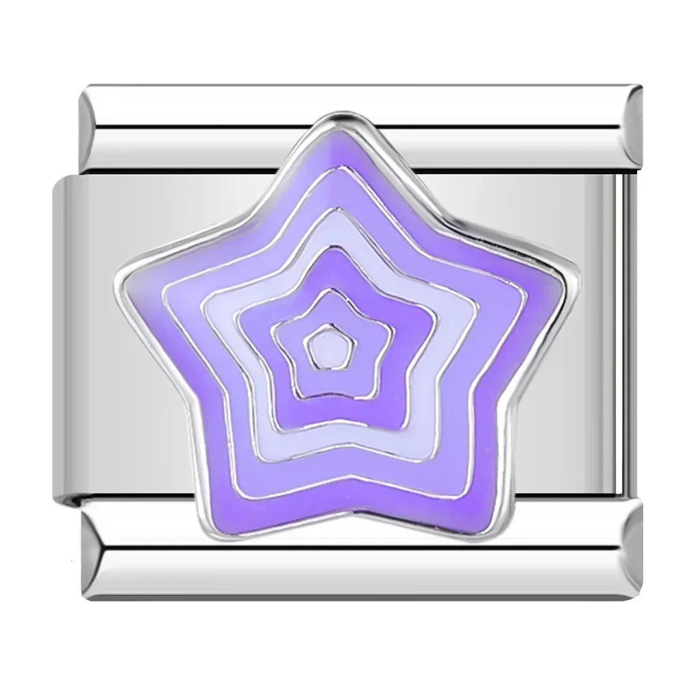Vibrating Purple Star