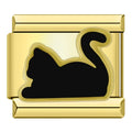 Mystic Cat - Gold Charm