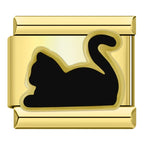 Mystic Cat - Gold Charm