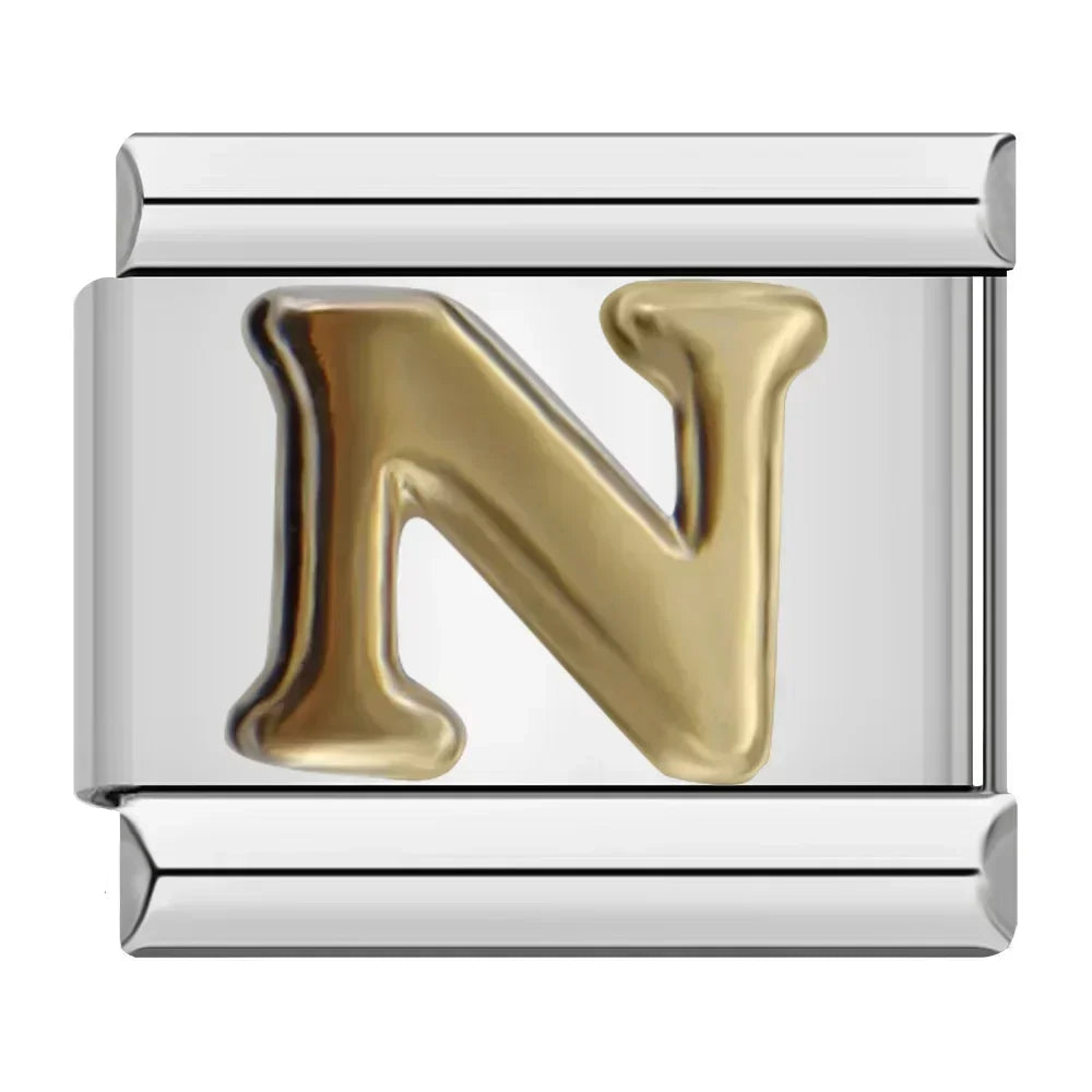 Golden Letter N
