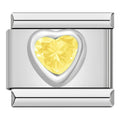 Yellow Shiny Romantic Heart