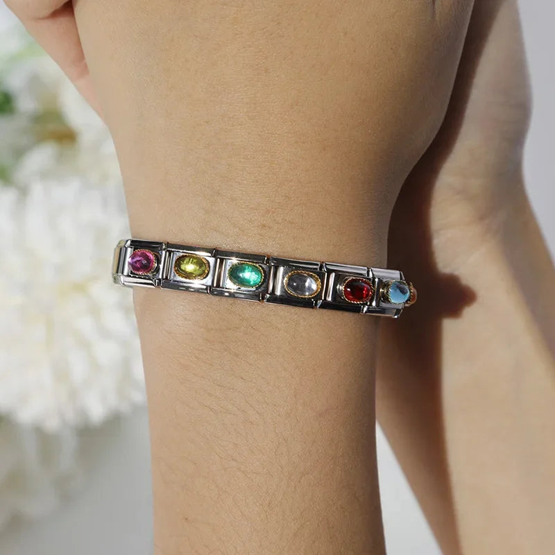 Elegant Ruby Resin - Silver Charm