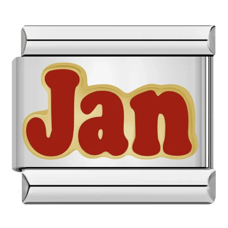 Red January Charm