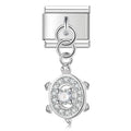 Sparkling Turtle with CZ