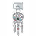 Heart Dream Catcher with Sparkling Stones
