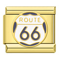 ROUTE 66 - Gold Charm