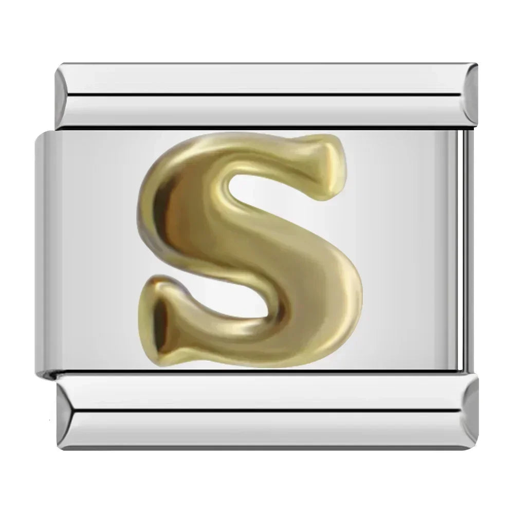 Golden letter S