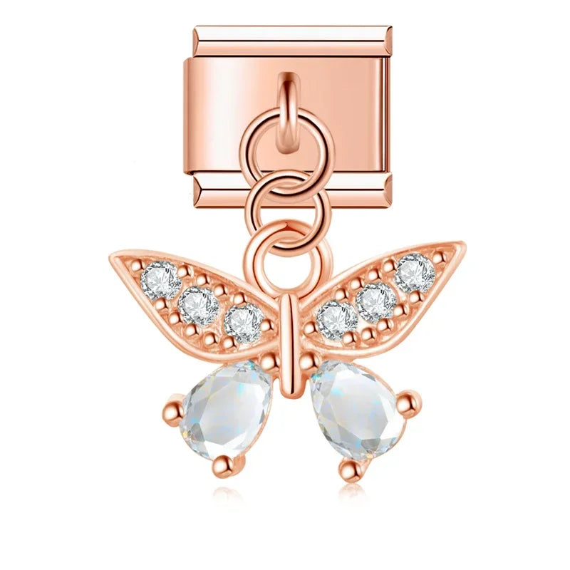 Sparkling Butterfly with CZ