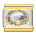 Royal Krystal Resin - Silver & Gold Charm