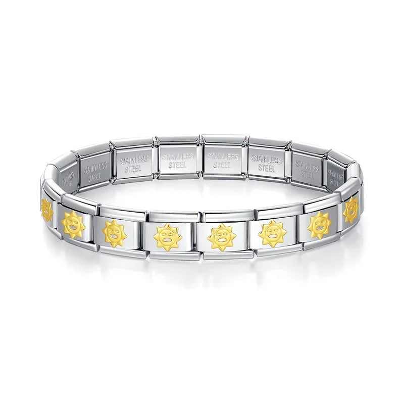 Classic Italian Bracelet with Sun