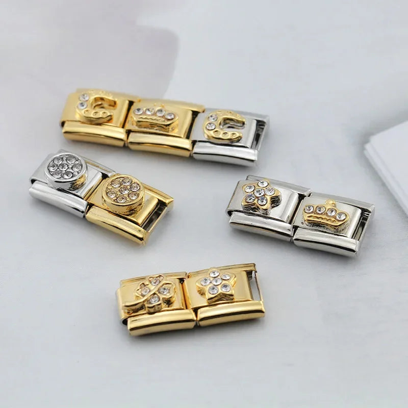 Golden Star with CZ - Gold Charm