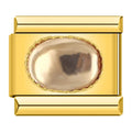 Elegant Champagne Resin - Gold Charm