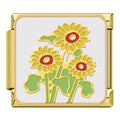 Happy Sunflowers - Gold Charm