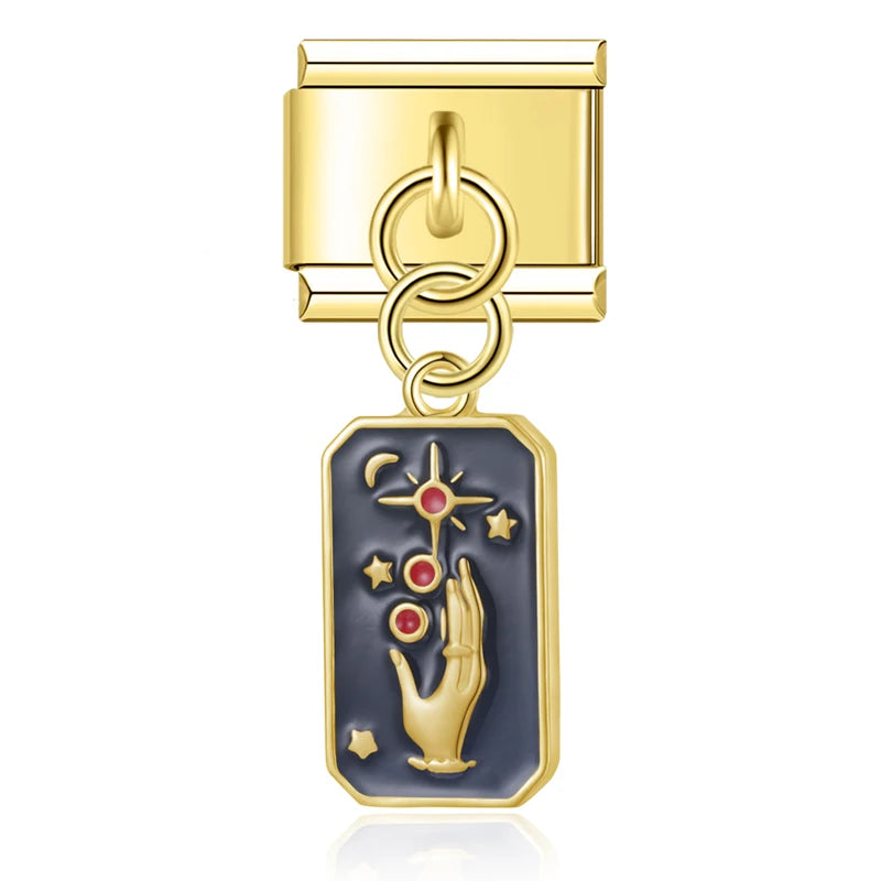 Mystic Hand of Fate – Gold Pendant Charm