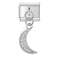 Crescent Moon with CZ