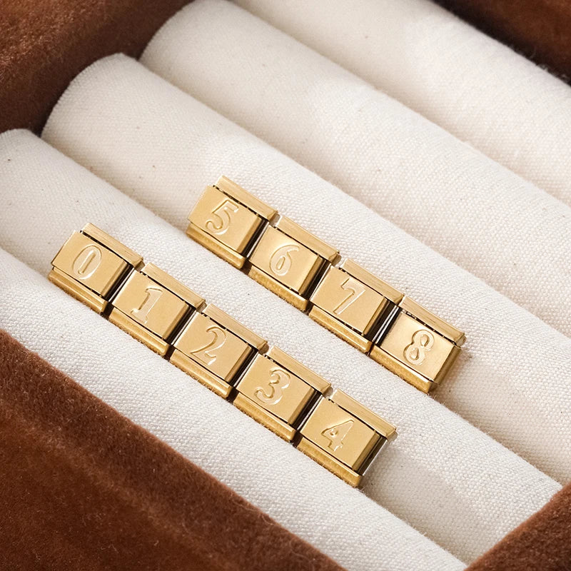 Golden Number 1 - Gold Charm