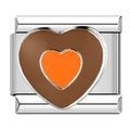 Orange-Brown Heart