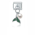 Emerald Mermaid Tail and Pearl