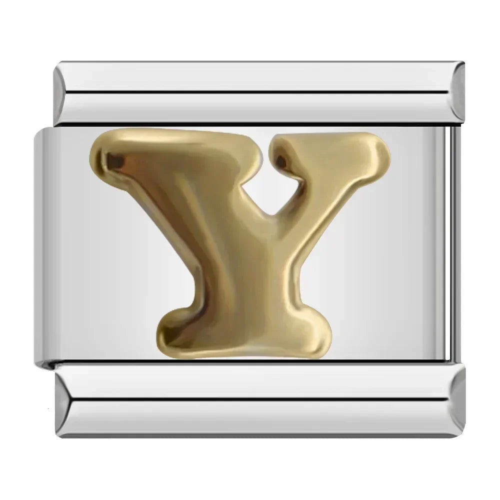 Golden Letter Y