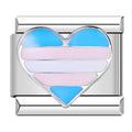 Cute Colored Striped Heart
