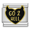 Go 2 Hell charm