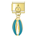 Ocean Shell - Gold Pendant Charm