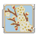White Apricot Blossom Charm