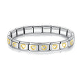 Classic Italian Bracelet with Hearts