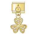 Golden Clover - Gold Pendant Charm