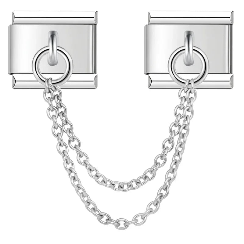 Double Layer Silver Chain