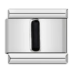 Black Letter I - Silver Charm