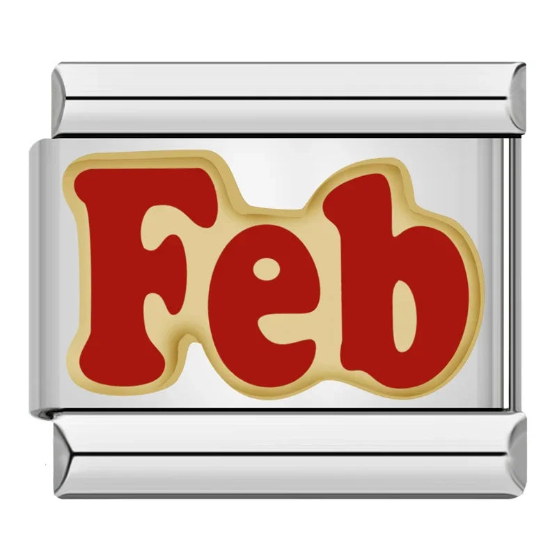 Red February Charm
