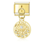 Starlight Gaze – Gold Pendant Charm