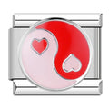 Pink Yin-Yang circle