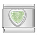Mint Green Shiny Romantic Heart