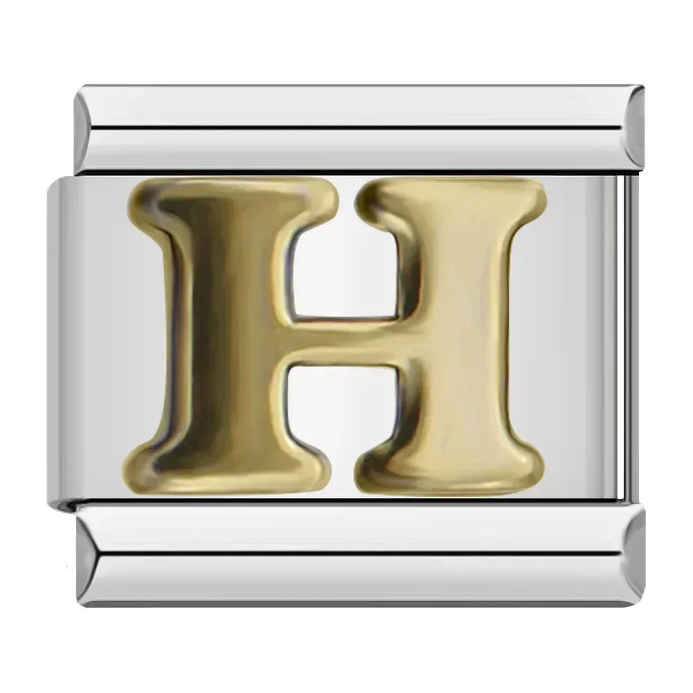 Golden Letter H