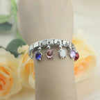 Lovely Purple Turtle - Silver Pendant Charm
