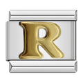 Golden letter R